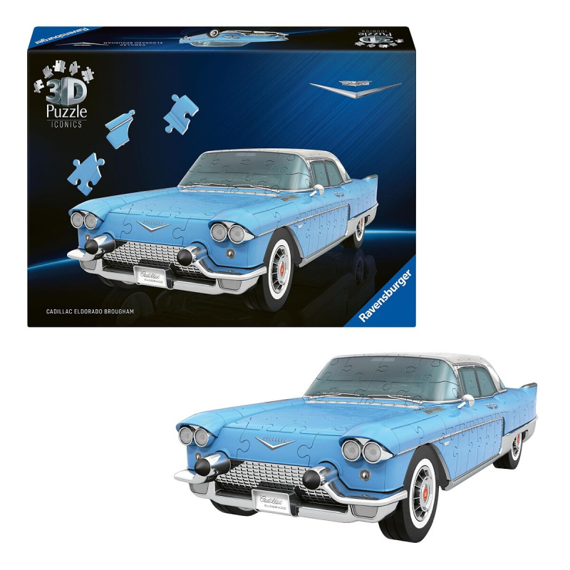 3D puzzle Ravensburger Iconics: Cadillac Eldorado Brougham 174 dílků