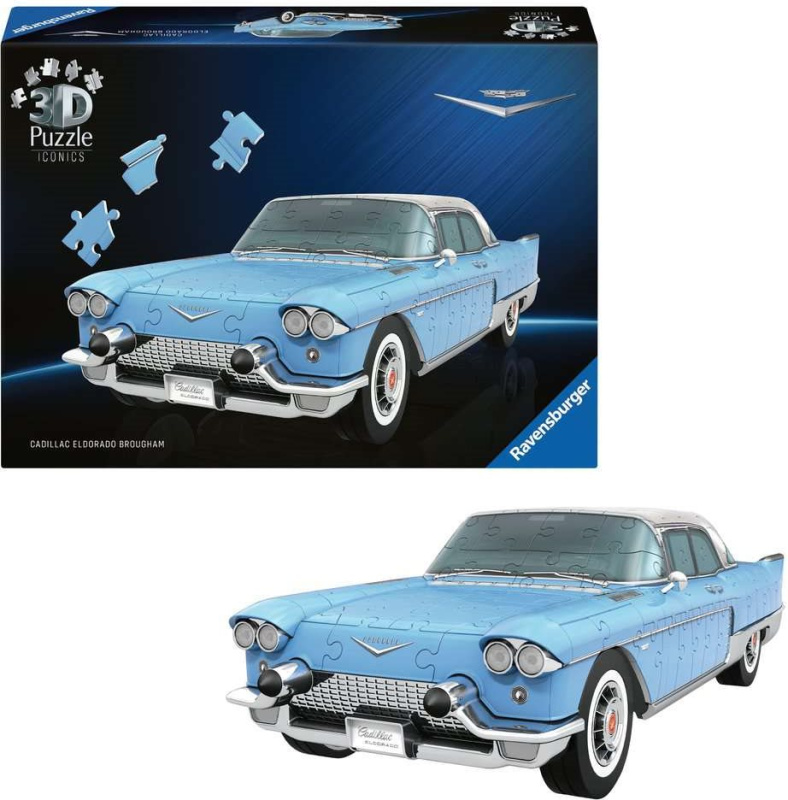 3D puzzle Ravensburger Iconics: Cadillac Eldorado Brougham 174 dílků