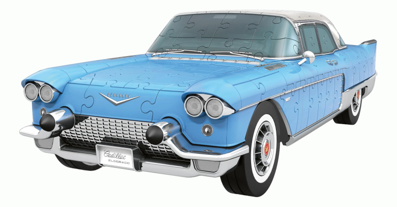 3D puzzle Ravensburger Iconics: Cadillac Eldorado Brougham 174 dílků