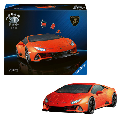 3D puzzle auto Lamborghini Huracán EVO, 158 dílků