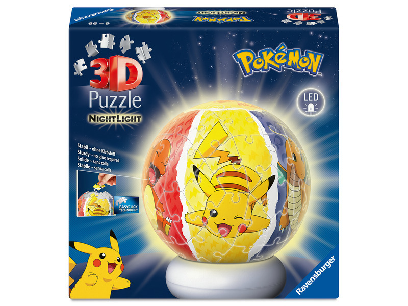 Puzzle 3D - Pokémon noční světlo