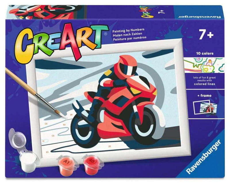 Ravensburger 23313 creart motocyklista