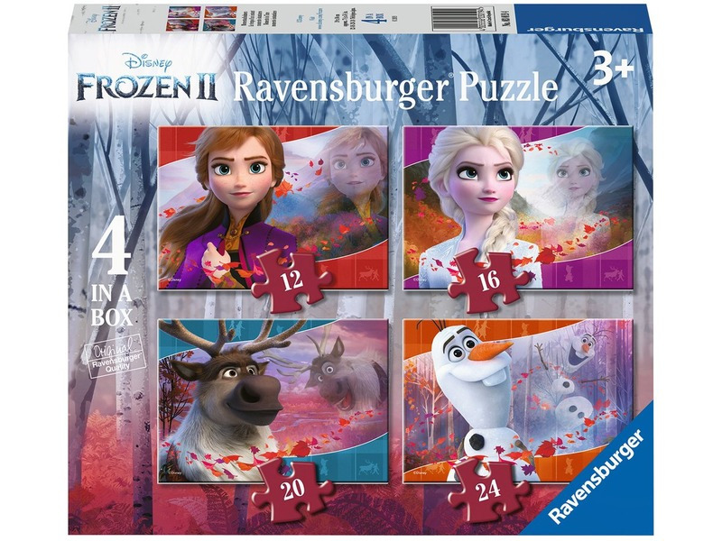 RAVENSBURGER Puzzle Ledové království 2, 4v1 (12,16,20,24 dílků) 130828