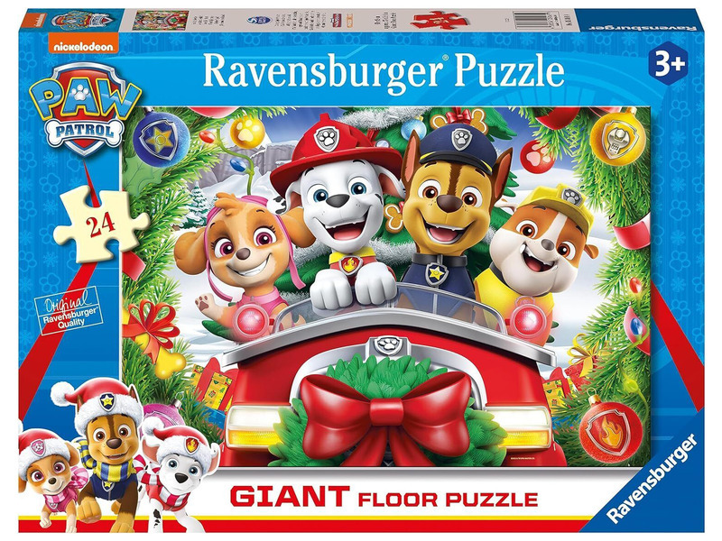 Puzzle 24 ks - Tlapková patrola Vánoce