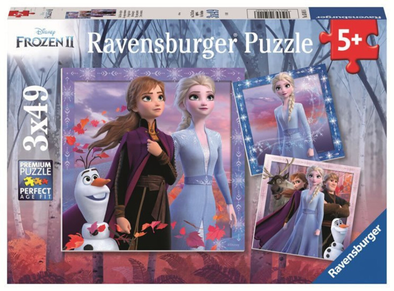 Disney Ledové království 2 3x49 dílků