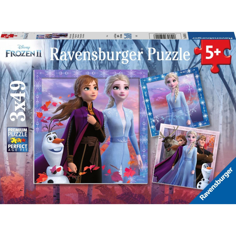 Disney Ledové království 2 3x49 dílků