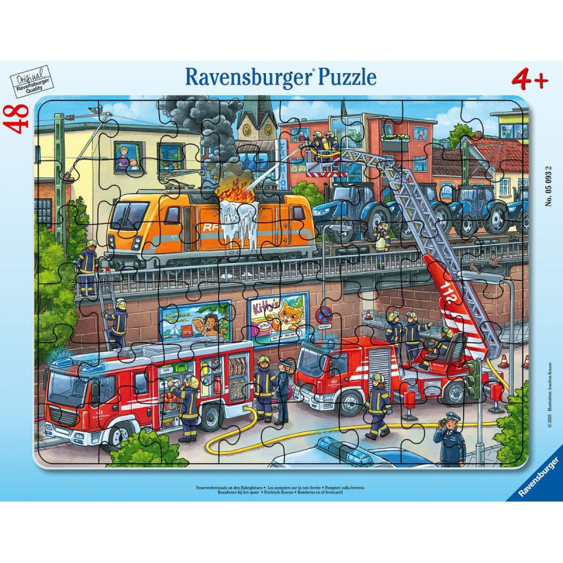 RAVENSBURGER Puzzle Hasiči v akci 48 dílků