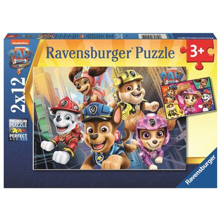 Ravensburger Tlapková patrola Puzzle: V akci 2x12 dílků