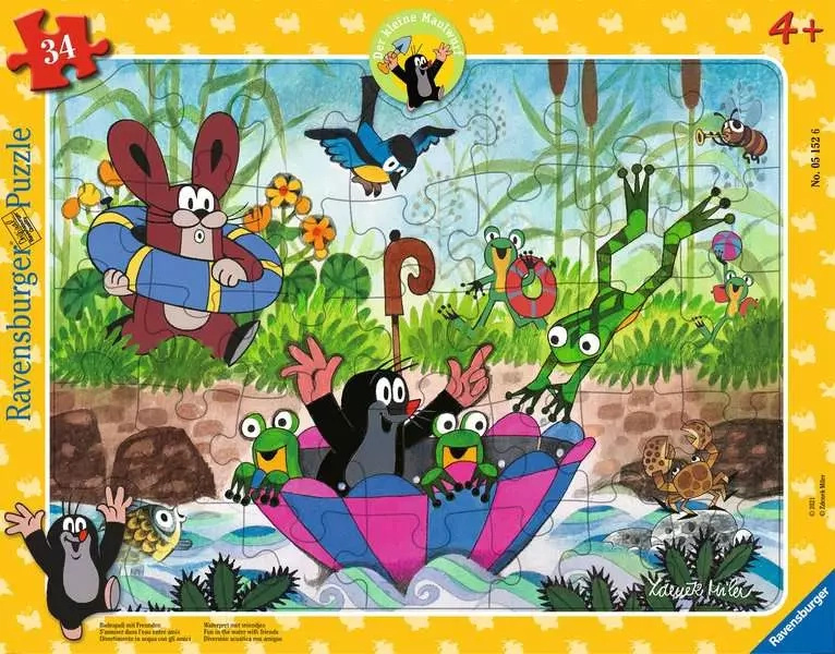 Ravensburger vkládačka Krtek – puzzle 34 dílků