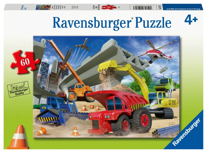 RAVENSBURGER Stavební vozidla 60 dílků