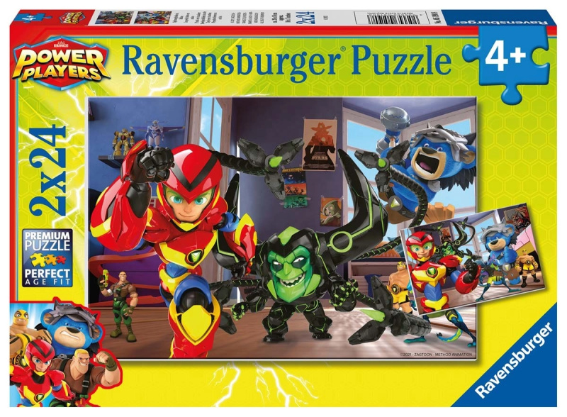 RAVENSBURGER Puzzle Power Players 2x24 dílků