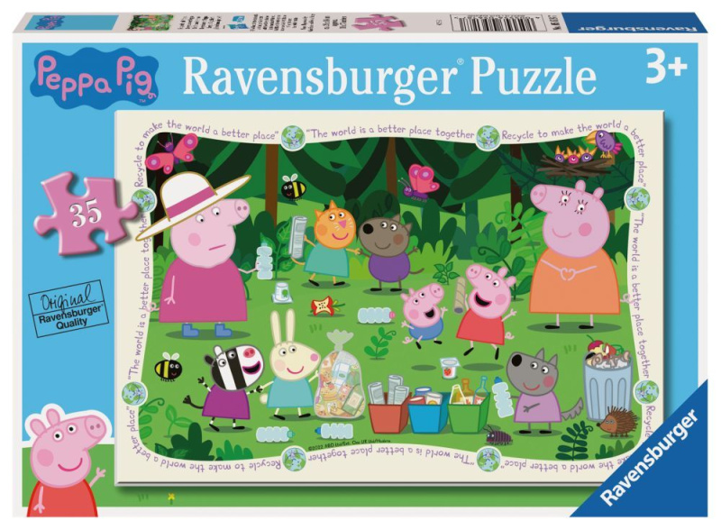 RAVENSBURGER Prasátko Peppa 35 dílků