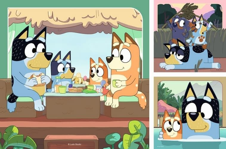 Ravensburger Bluey 3x49 dílků