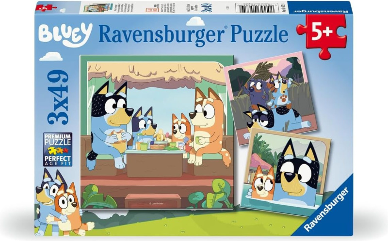 Ravensburger Bluey 3x49 dílků