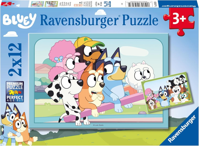 Ravensburger Bluey na hřišti 2x12 dílků