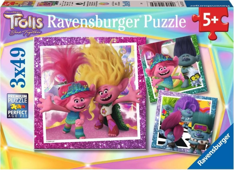 Ravensburger Trollové 3 x 49 dílků