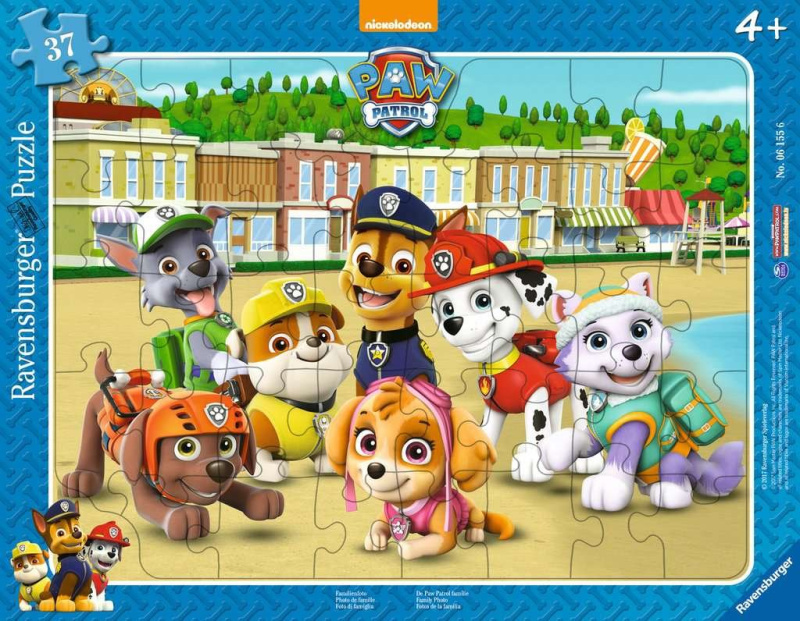 Ravensburger Tlapkova Patrola Rodinné foto 37 dílků