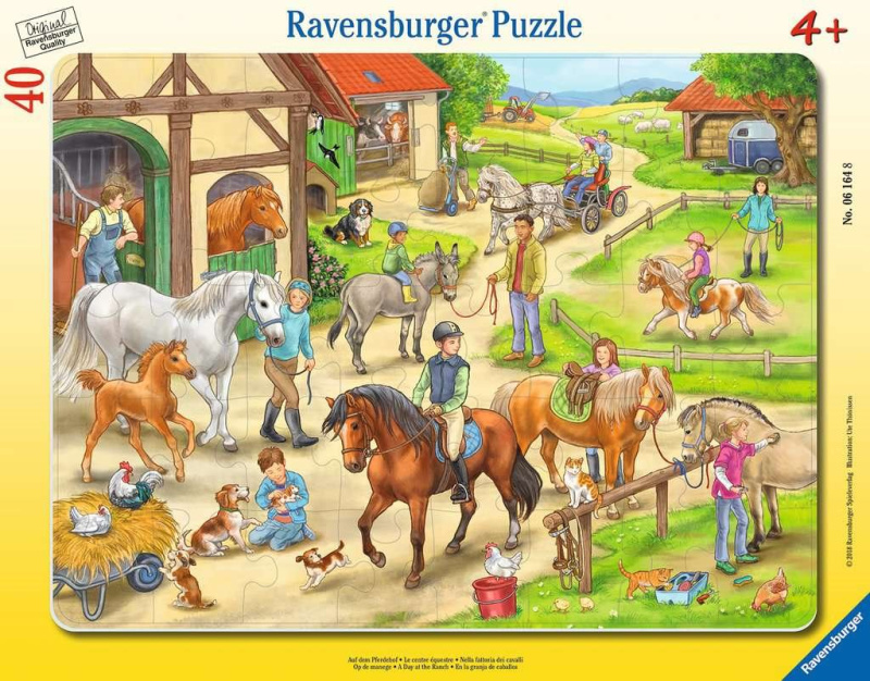 Ravensburger Na koňské farmě 40 dílků