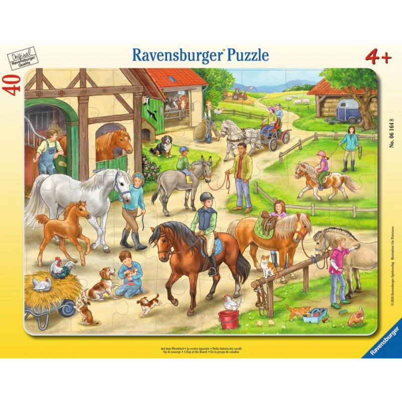 Ravensburger Na koňské farmě 40 dílků