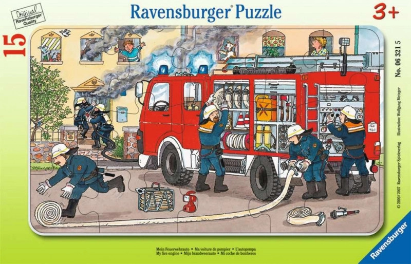 Ravensburger Moje hasičské auto 15 dílků