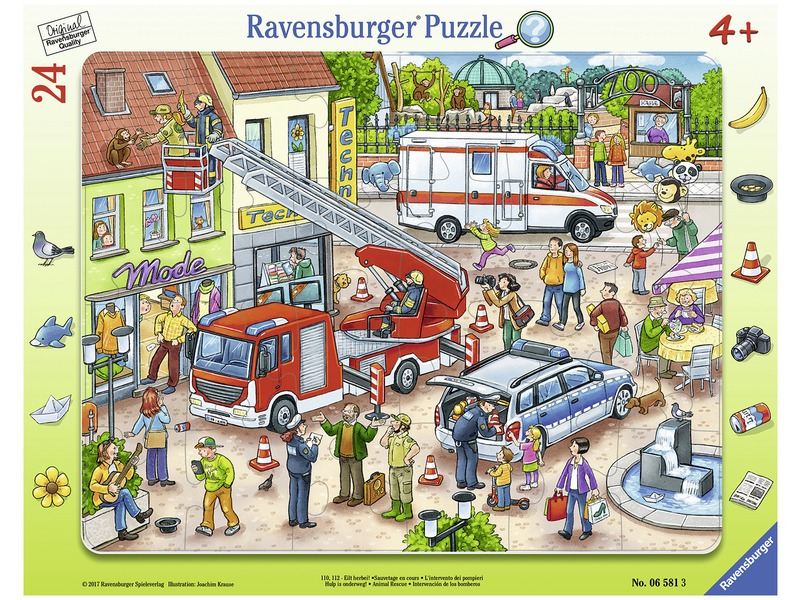 RAVENSBURGER Puzzle Záchrana zvířátek 24 dílků
