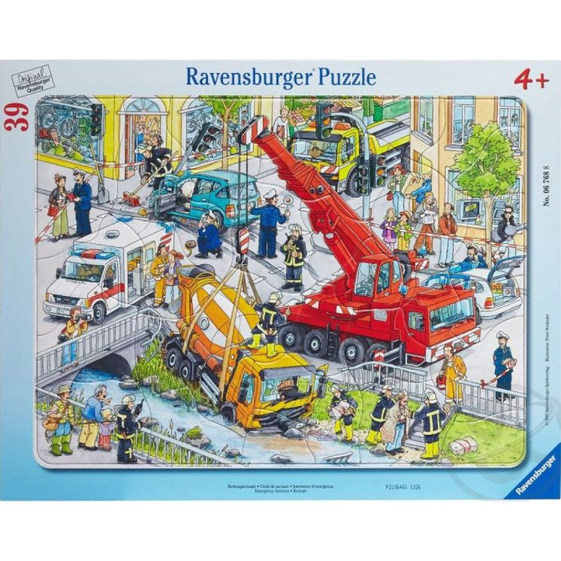 RAVENSBURGER Puzzle Záchranná akce 39 dílků