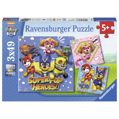 Ravensburger Tlapková Patrola 3 x 49 dílků