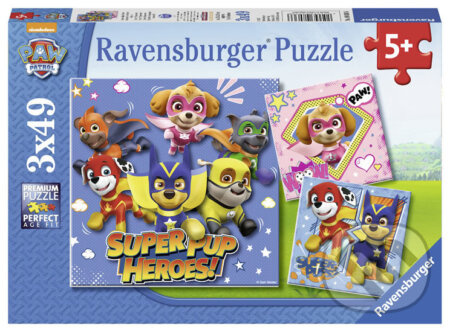 Ravensburger Tlapková Patrola 3 x 49 dílků