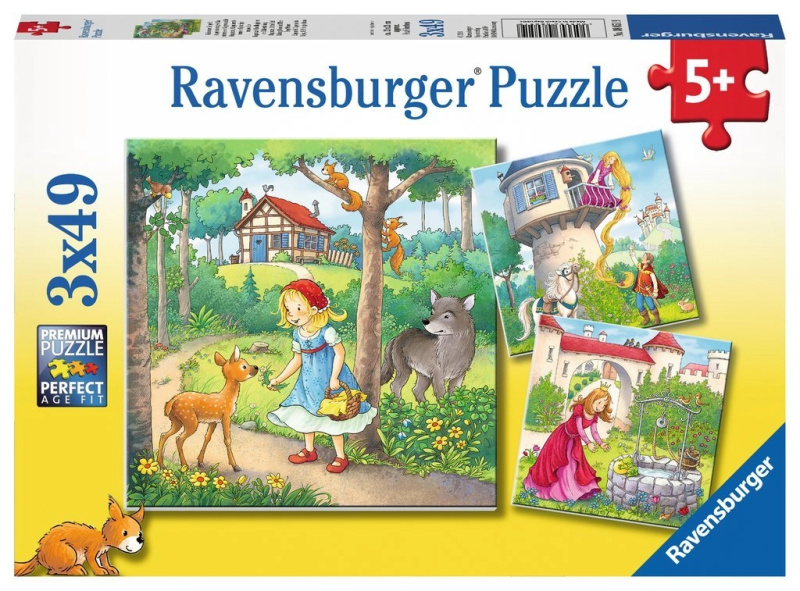 Ravensburger Klasické pohádky 3 x 49 dílků