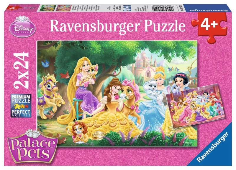 Ravensburger Disney Nejlepší přátelé princezen 2 x 24 dílků
