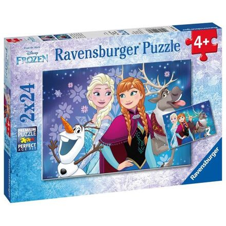 Ravensburger Ledové království Sestry navždy 2v1 2 x 24 dílků