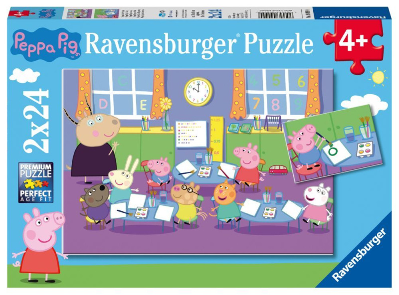 Ravensburger Prasátko Peppa 2 x 24 dílků