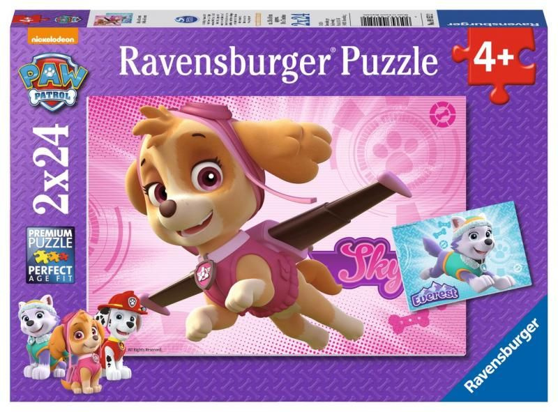 Ravensburger Tlapková Patrola 2 x 24 dílků