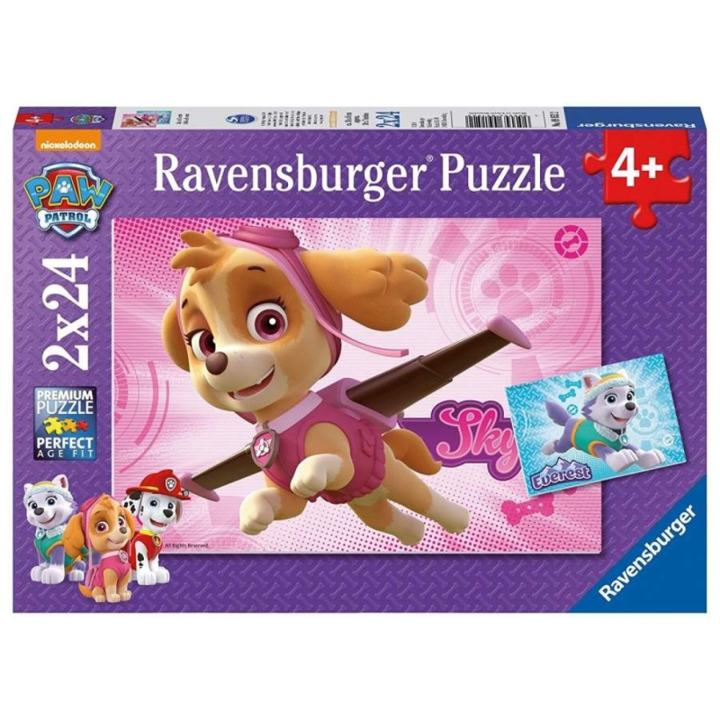 Ravensburger Tlapková Patrola 2 x 24 dílků