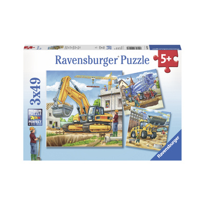 Puzzle velké stavební stroje Ravensburger