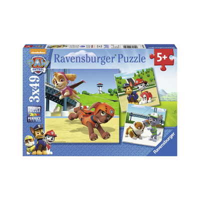Ravensburger Tlapková Patrola Psí tým 3 x 49 dílků