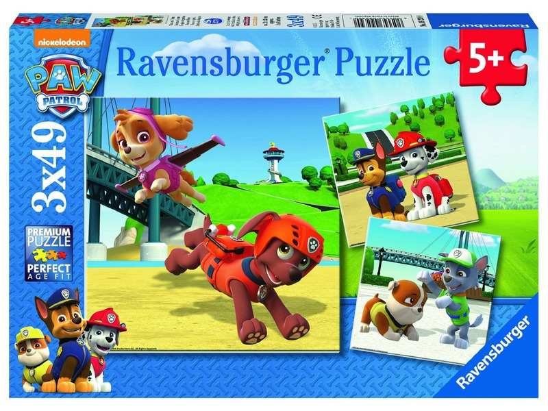 Ravensburger Tlapková Patrola Psí tým 3 x 49 dílků