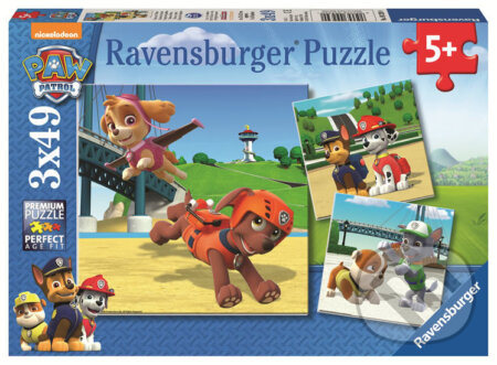 Ravensburger Tlapková Patrola Psí tým 3 x 49 dílků