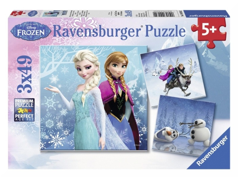 Ravensburger Ledové království Elsa Anna Olaf 3v1 3 x 49 dílků