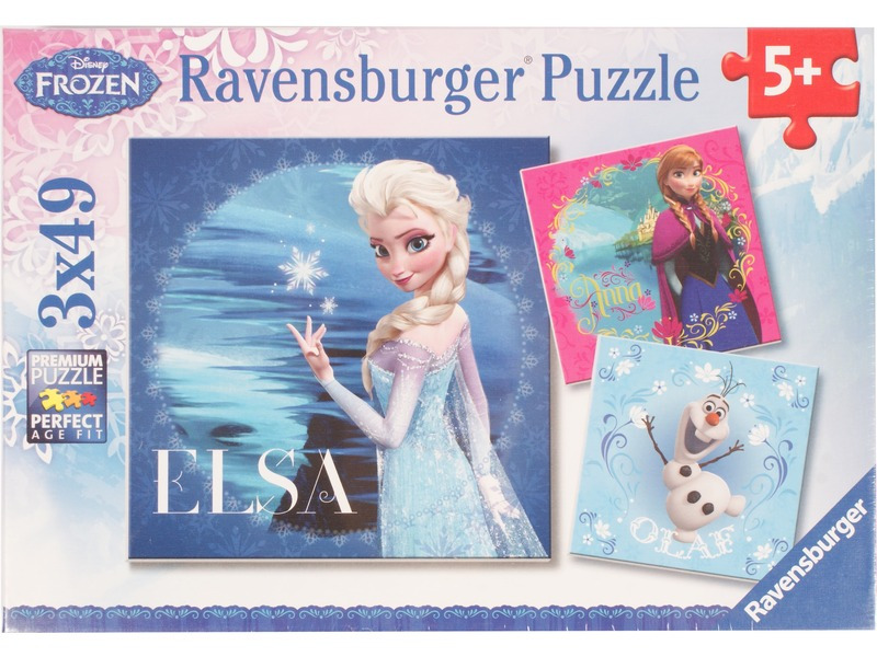 Ravensburger Ledové království Elsa Anna Olaf 3v1 3 x 49 dílků