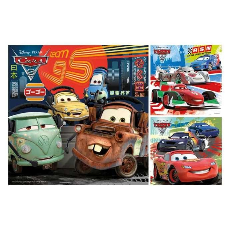 Ravensburger Cars 2 3 x 49 dílků