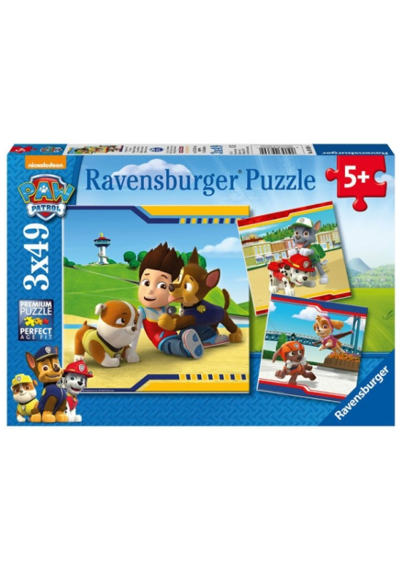 Ravensburger Tlapková patrola: Hrdinové 3 x 49 dílků