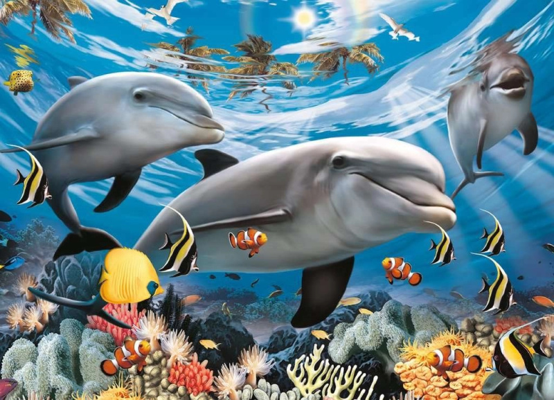 RAVENSBURGER Karibský úsměv 60 dílků