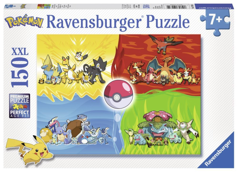 Ravensburger 100354 Druhy Pokémonů 150 dílků