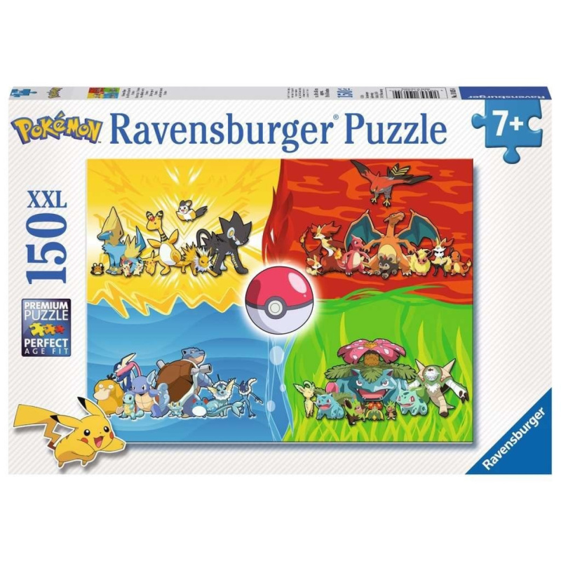 Ravensburger 100354 Druhy Pokémonů 150 dílků