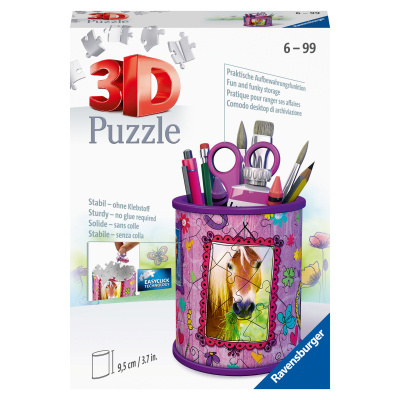RAVENSBURGER 3D puzzle stojan: Kůň 54 dílků