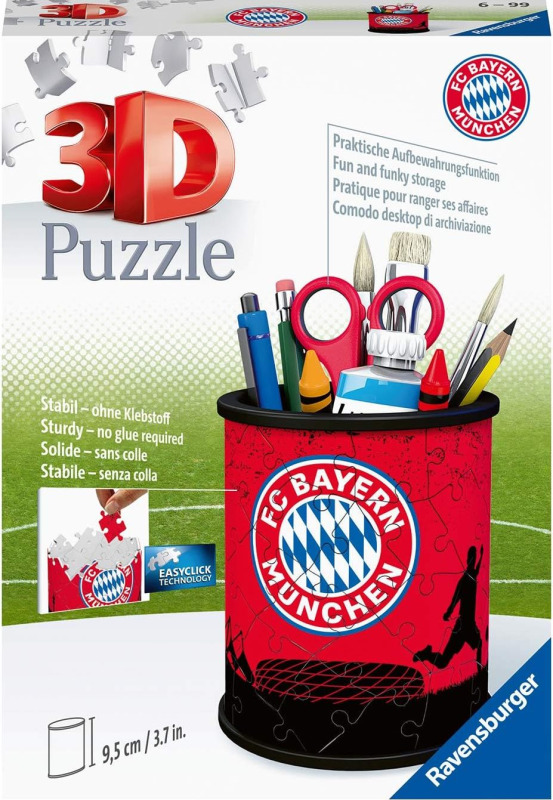 RAVENSBURGER 3D puzzle stojan: FC Bayern Mnichov 54 dílků