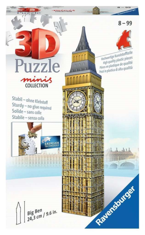 Ravensburger 3D puzzle Mini budova Big Ben 54 ks