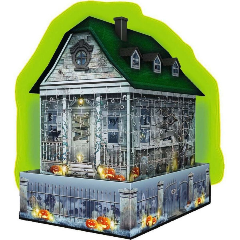 Ravensburger 3D puzzle Svítící Strašidelný dům 257 ks