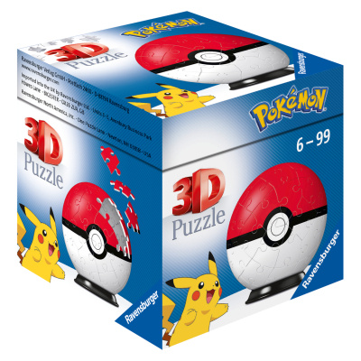 Puzzle-Ball Pokémon Motiv 1 - položka 54 dílků